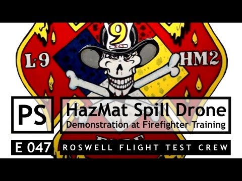 RTFC: FPV Drone Scouts Hazardous Material Spill During Fire Department Training Exercise
