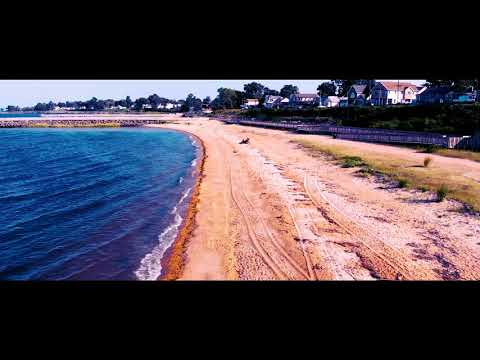 Old Bridge Waterfront Park in New Jersey 4K Mavic Air Drone Cinematic Video Footage