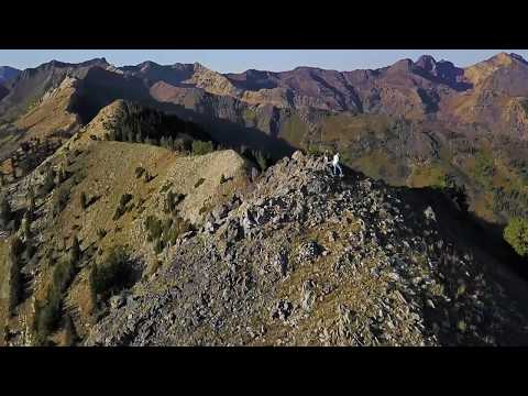 Aerial Video of Kessler Peak and Surrounding areas in Utah's Wasatch Mountains