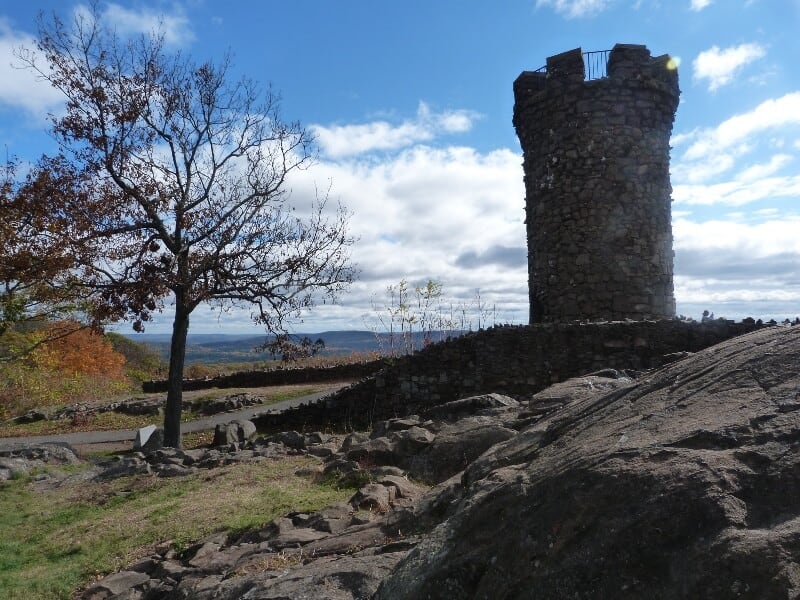 fly drone Castle Craig
