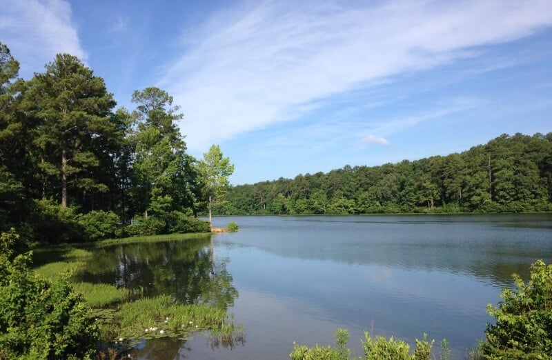 fly drone Oak Mountain State Park