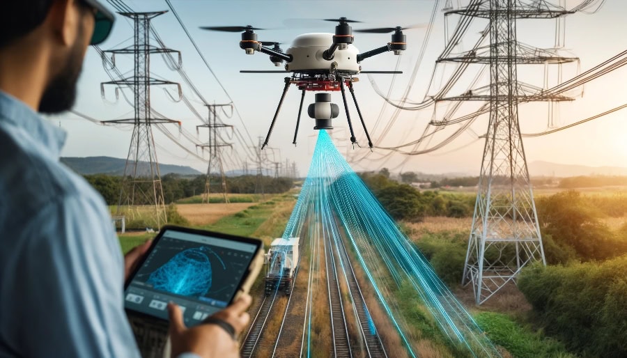 lidar-drone-power-line-inspection