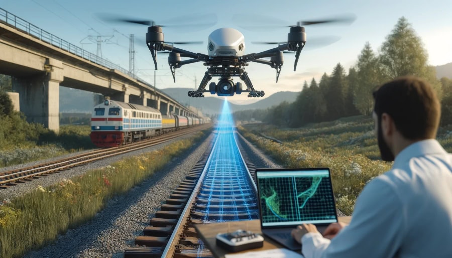 lidar-drone-railway-monitoring